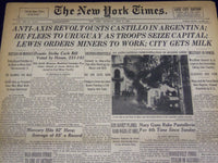 1943 DECEMBER 4 NEW YORK TIMES - ANTI AXIS REVOLT OUSTS CASTILLO - NT 1062