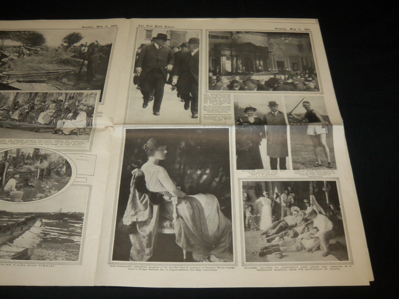1915 MAY 2 NEW YORK TIMES PICTURE SECTION - FRENCH SOLDIERS - NP 5475