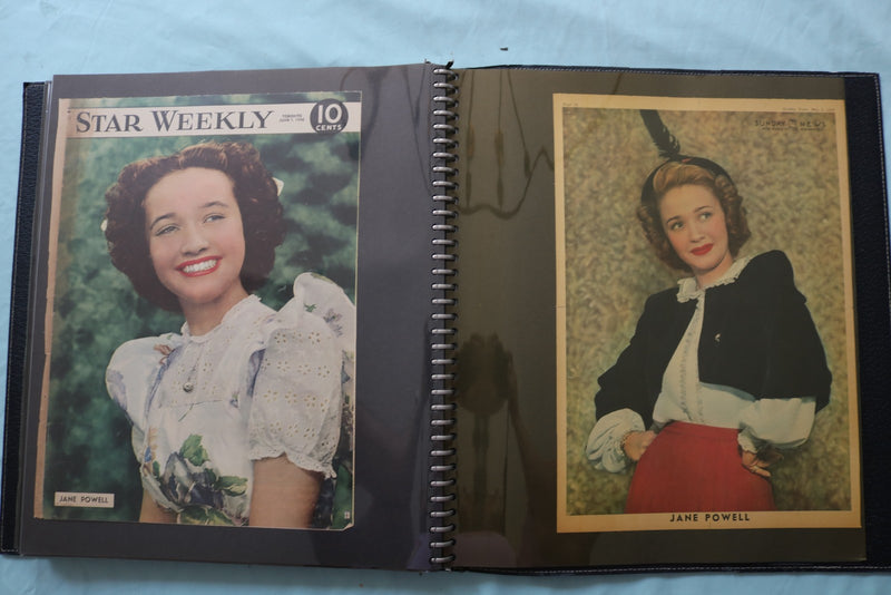 HOLLYWOOD STARS SCRAPBOOK - GREGORY PECK - MERLE OBERON - KIM NOVAK - #22