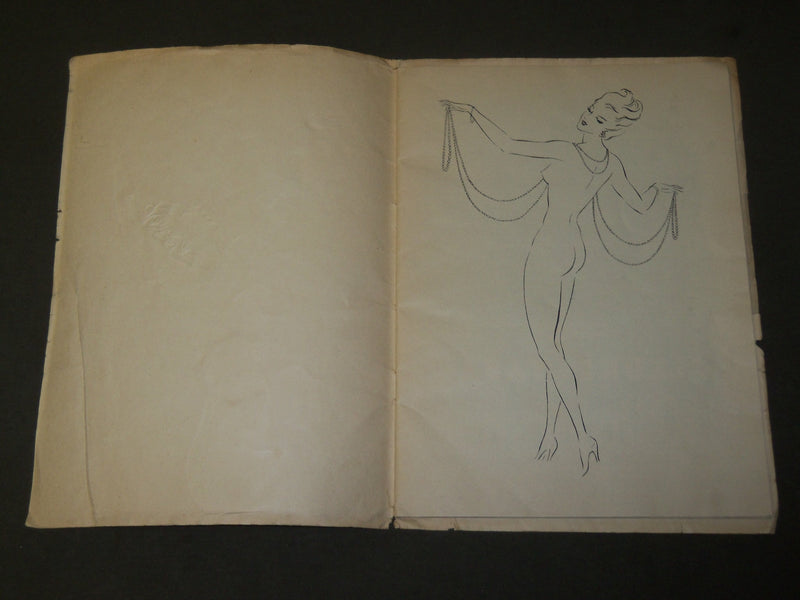 1940'S FOLLIES BERGERE PROGRAM - PAUL DERVAL - GREAT PHOTOS - J 3680