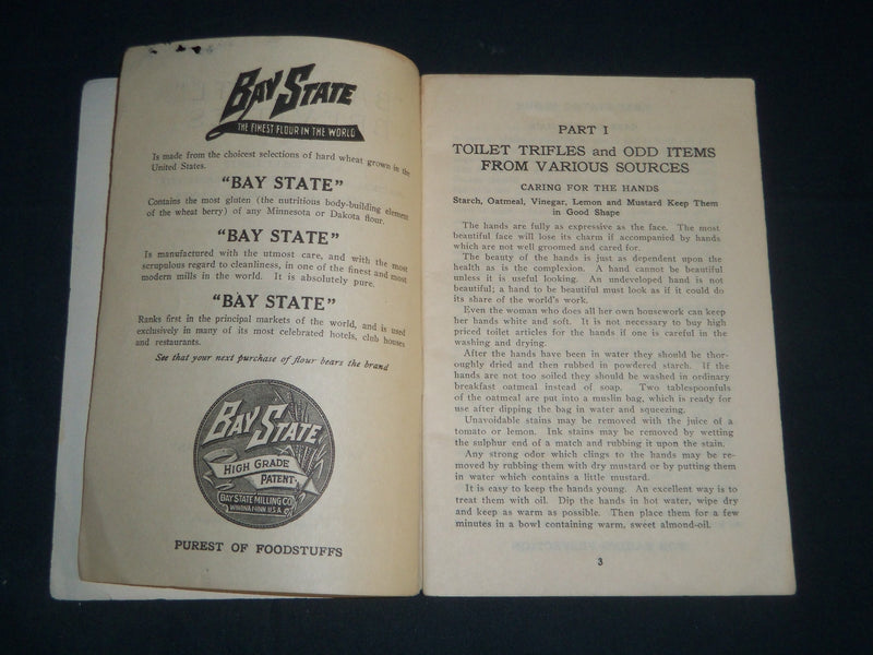 1913 BAY STATE MILLING COMPANY BREVITIES BOOK - WINONA MINNESOTA - J 4861