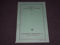 1965 INSTRUCTIONS FOR AC ELECTRONIC VOLTMETER MODEL 300 - BOONTON NJ - J 7577