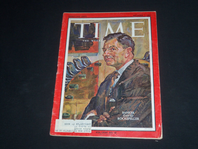 1962 SEPTEMBER 7 TIME MAGAZINE - BANKER DAVID ROCKEFELLER - T 1864