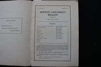 1931 FEBRUARY BOSTON UNIVERSITY BEACON - SAMUEL WAXMAN - LOT OF 2 - K 2214