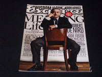 2011 JANUARY ESQUIRE MAGAZINE - ROBERT DENIRO FRONT COVER - E 13165