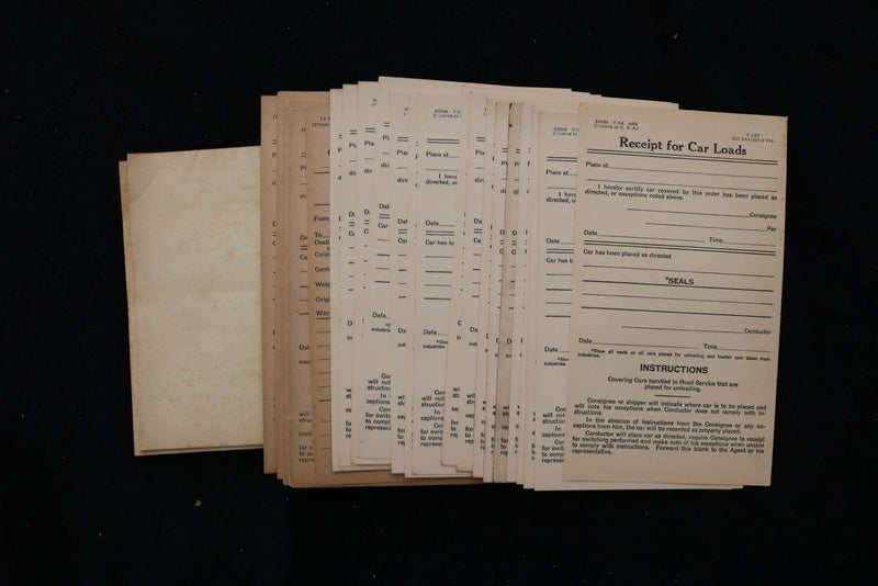 1950'S NEW YORK CENTRAL SYSTEM EPHEMERA LOT - CONDUCTOR - TRACK CAR - K 3085