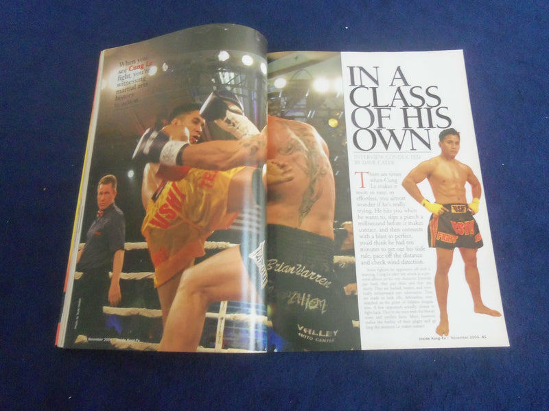 2004 NOVEMBER INSIDE KUNG FU MAGAZINE - CHUCK NORRIS COVER - F 375P