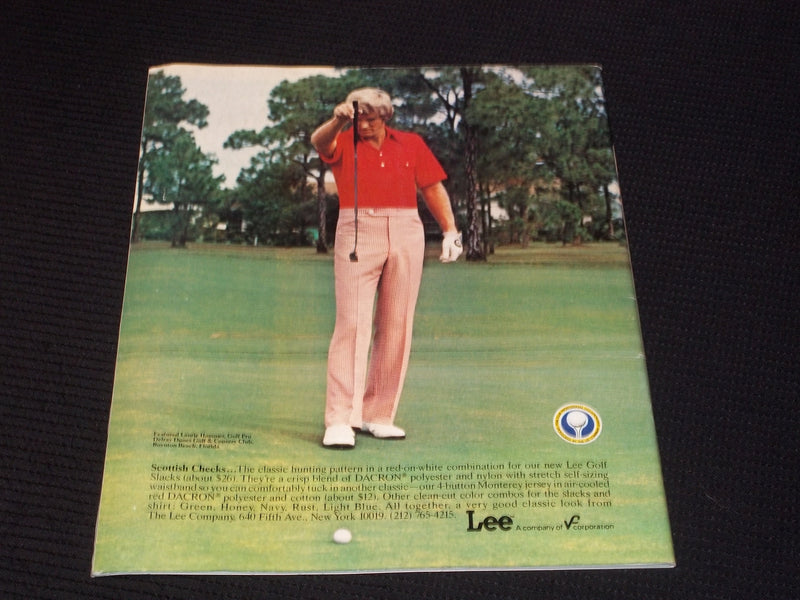 1976 DECEMBER 31 GOLF WORLD MAGAZINE - JERRY PATE FRONT COVER - E 6808