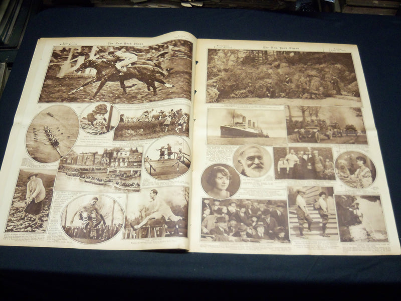 1922 APRIL 23 NEW YORK TIMES PICTURE SECTION - CHESTERFIELD FULL AD - NT 8854