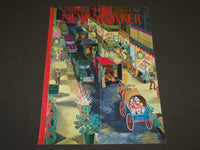 1956 DECEMBER 15 NEW YORKER MAGAZINE FRONT COVER ONLY - GREAT ART FOR FRAMING