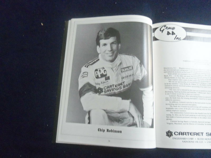 1987 SEPTEMBER 18-20 BOSCH SPARK PLUG GRAND PRIX RACING PROGRAM - SP 3990Y