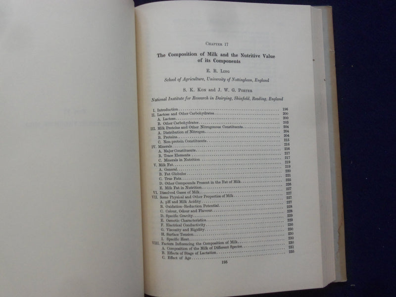 1961 MILK: THE MAMMARY GLAND AND ITS SECRETION HARDCOVER BOOKS-LOT OF 2- KD 8827