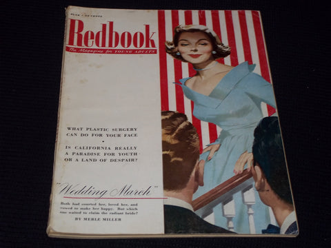 1953 JUNE REDBOOK MAGAZINE - NICE FASHION FRONT COVER - E 13997