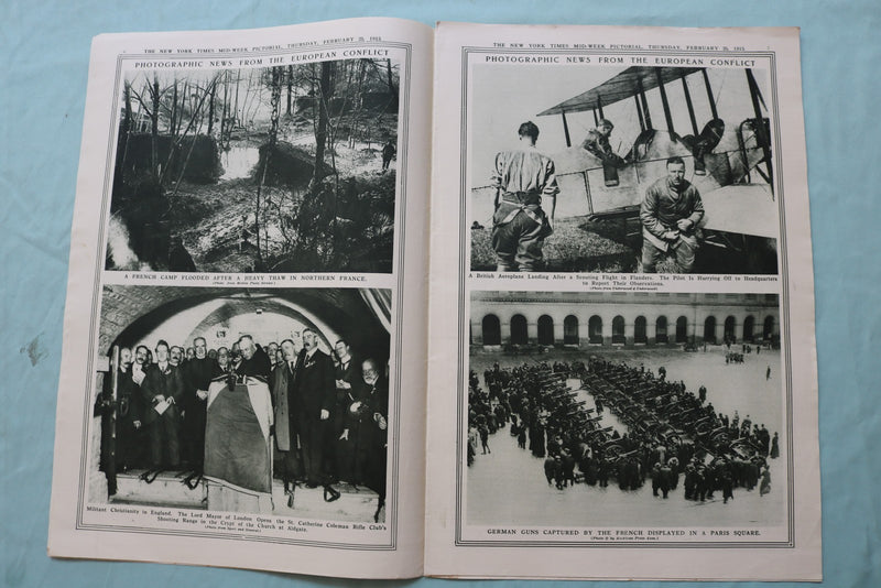 1915 FEB 25 NEW YORK TIMES MID-WEEK PICTORIAL - LONG WAY TO BRITTANY - NP 9129