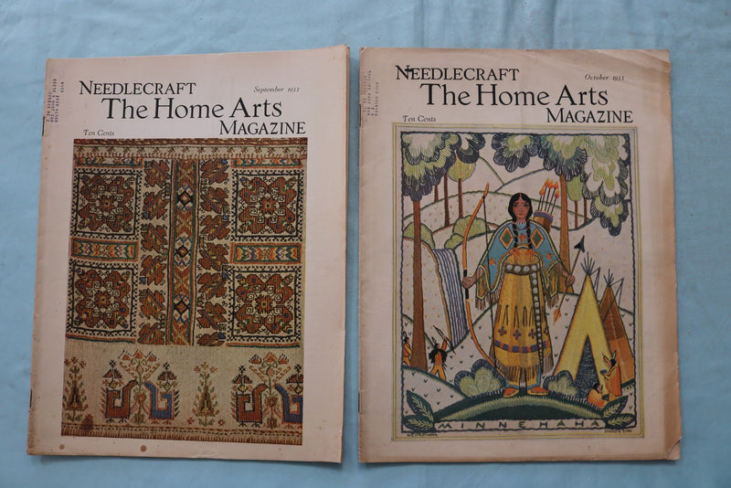 1931-1934 HOME ARTS NEEDLECRAFT MAGAZINE - LOT OF 20 - O 3968