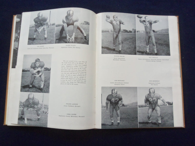 1956 MONTANAN MONTANA STATE UNIVERSITY YEARBOOK - BOZEMAN, MONTANA - YB 3098