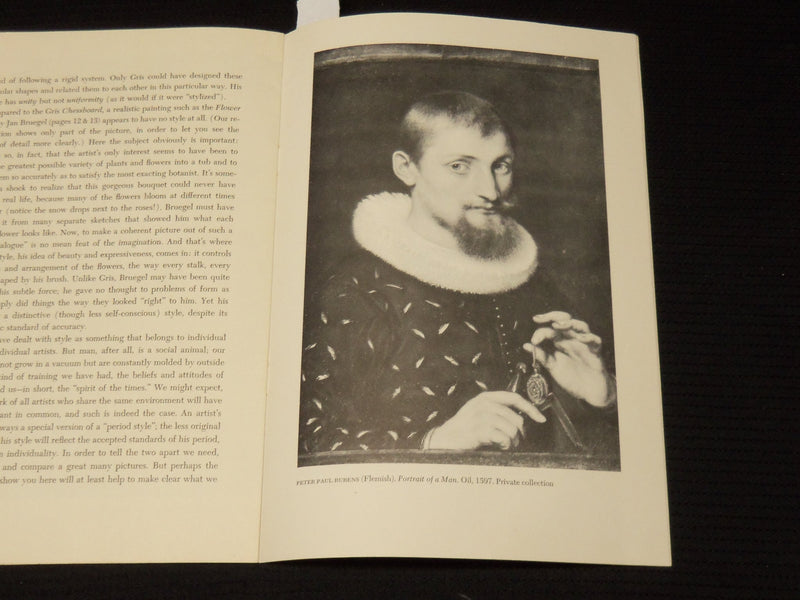 1953 STYLE AND STYLES HOW TO APPRECIATE ART BOOKLET BY H. W. JANSON - K 592