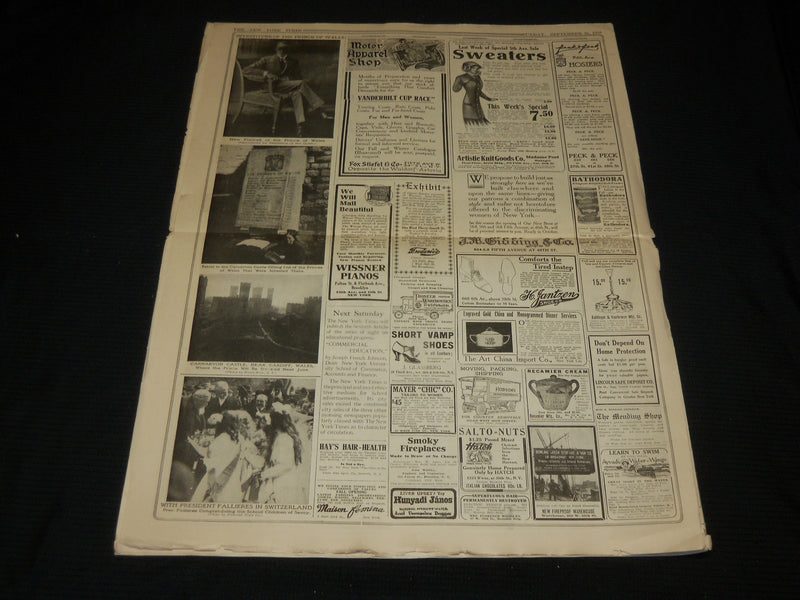 1910 SEPTEMBER 25 NEW YORK TIMES PICTURE SECTION - CRAB FISHERS - NP 5644