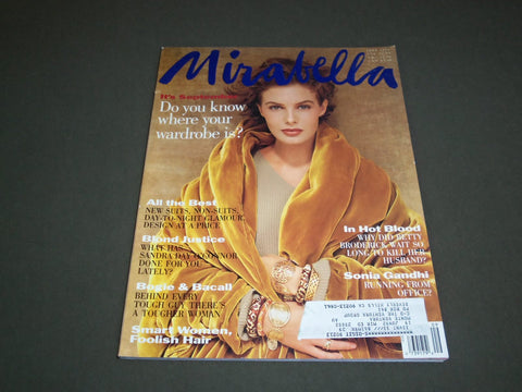 1991 JULY MIRABELLA MAGAZINE - KELLY KLEIN - SP 5435