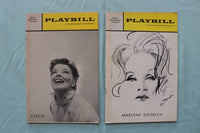 1960'S-1980'S THEATRE PROGRAMS - LOT OF 19 - O 3939