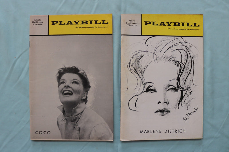 1960'S-1980'S THEATRE PROGRAMS - LOT OF 19 - O 3939