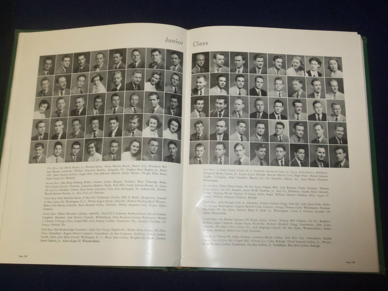 1949 YACKETY YACK UNIVERSITY OF NORTH CAROLINA YEARBOOK-CHAPEL HILL, NC- YB 1867
