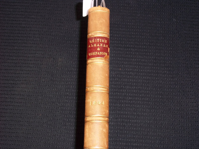 1844 THE BRITISH ALMANAC AND COMPANION VOLUME - LONDON - KD 7589