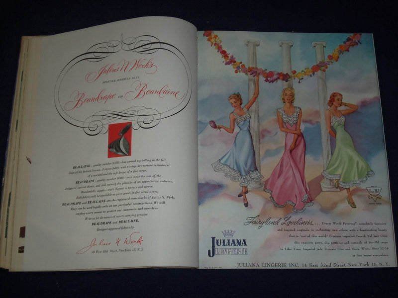 1948 CITY OF NY GOLDEN ANNIVERSARY OF FASHION BOOK - JUBILEE EDITION - J 1204