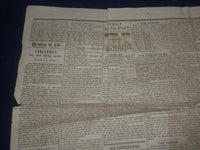 1854 JAN 7 THE SATURDAY EVENING POST NEWSPAPER -CHRISTMAS BY H.B. STOWE- NP 5060