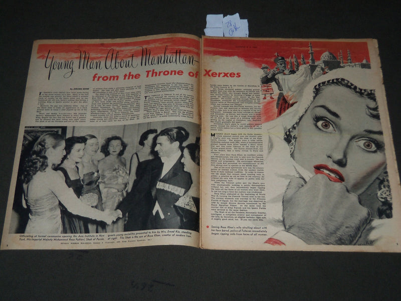 1950 JANUARY 8 NY SUNDAY MIRROR MAGAZINE SECTION - PATRICIA LAKE COVER - J 2888