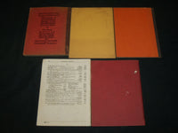 1927-1939 BRUNSWICK RECORDS CATALOGS LOT OF 5 - SOFTCOVER - KD 1046