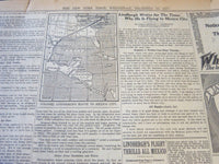 1927 DECEMBER 14 NEW YORK TIMES - LINDBERGH TO MEXICO WRITES FOR TIMES - NT 6291