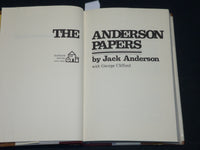 1973 THE ANDERSON PAPERS BOOK INSCRIBED BY JACK ANDERSON - FIRST EDITION - D 484