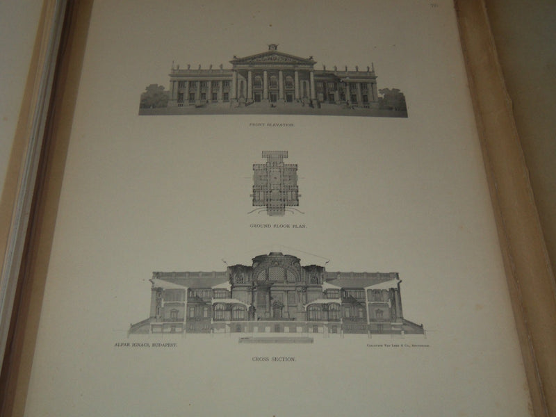 1907 THE PALACE OF PEACE AT THE HAGUE VOLUME BY CARNEGIE FOUNDATION - Z 274
