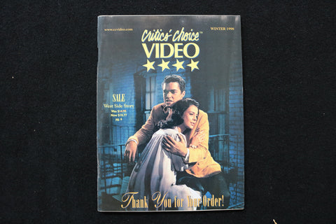 1998 WINTER CRITICS' CHOICE VIDEO MAGAZINE - WEST SIDE STORY COVER - E 24612