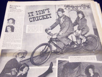 1939-1945 PHILADELPHIA RECORD METROPOLITAN NEWSPAPER SECTIONS LOT OF 13 - UP 69