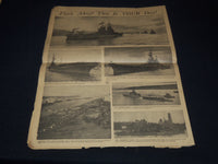 1945 OCTOBER 27 NEW YORK WORLD TELEGRAM - TRUMAN DEDICATES CARRIER - NP 4252N