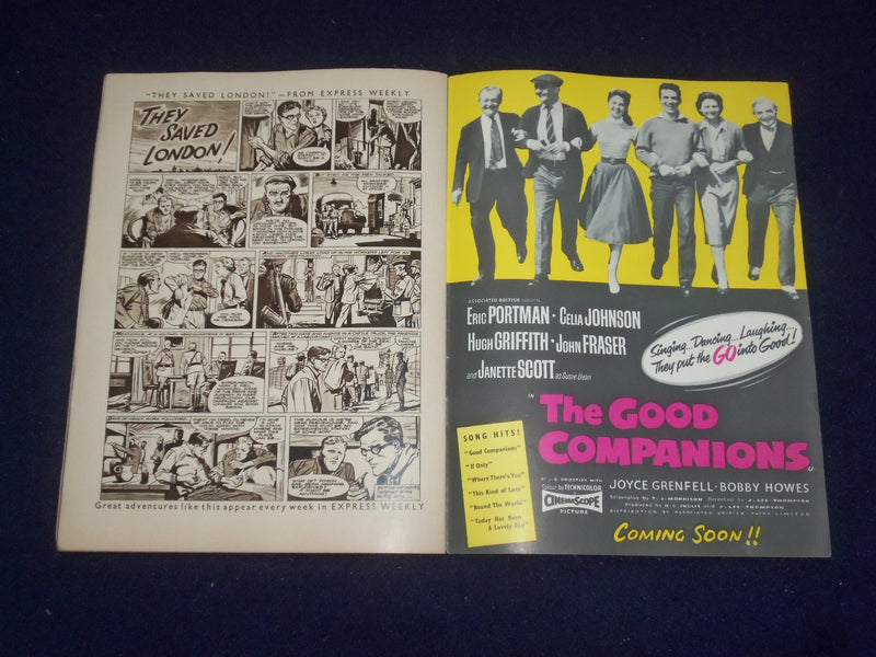 1957 APRIL FILM REVIEW MAGAZINE - JANETTE SCOTT - THE GOOD COMPANIONS - J 9687
