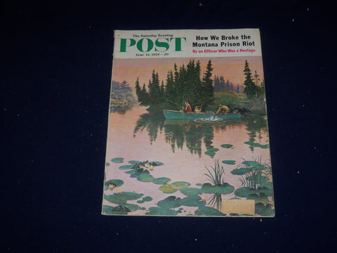 1959 JUNE 13 THE SATURDAY EVENING POST MAGAZINE - ILLUSTRATED COVER - SP 5693