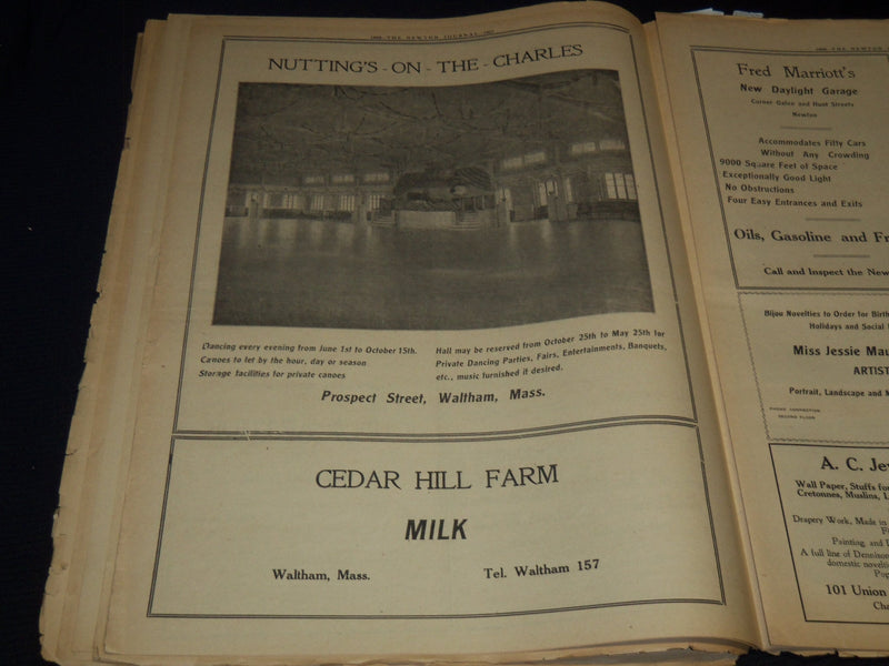 1866-1921 NEWTON JOURNAL NEWSPAPER 55TH ANNIVERSARY NUMBER - MASS - NP 1426A