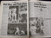 1999 OCT 28 NY DAILY NEWS YANKS VS BRAVES 25TH WORLD SERIES LOT OF 19 - NP 1135