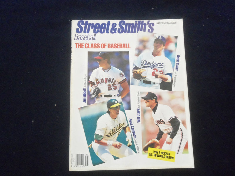 1992 STREET AND SMITH'S BASEBALL MAGAZINE - THE CLASS OF BASEBALL - SP 1523Q