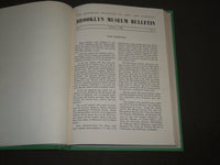 1939-1959 BROOKLYN MUSEUM BULLETIN BOUND VOLUMES LOT OF 6 - KD 5Q