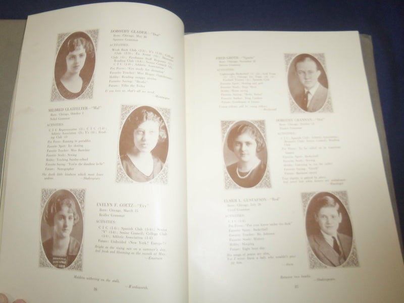 1922 1/2 THE MAROON AND WHITE AUSTIN HIGH SCHOOL YEARBOOK - CHICAGO, IL -YB 2375