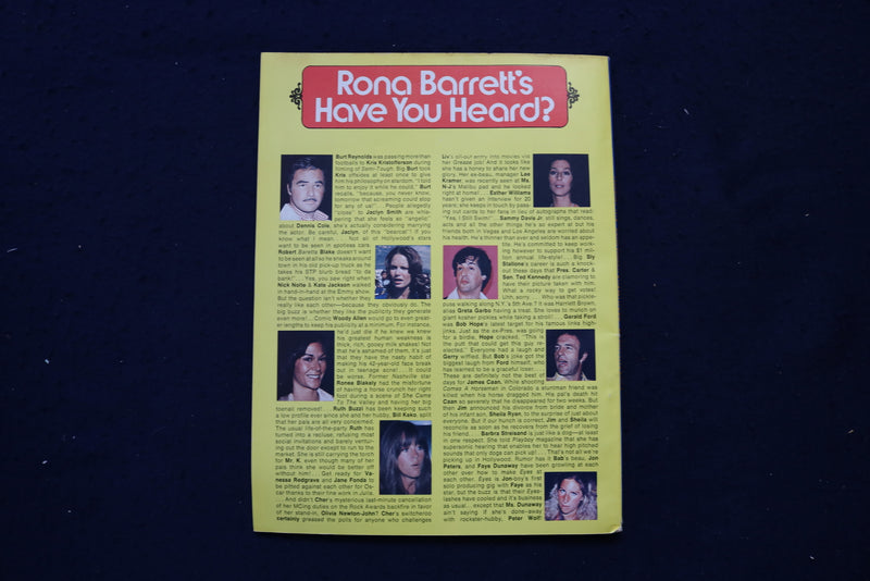 1978 FEBRUARY RONA BARRETT'S HOLLYWOOD MAGAZINE - ROBERT REDFORD COVER - E 18872