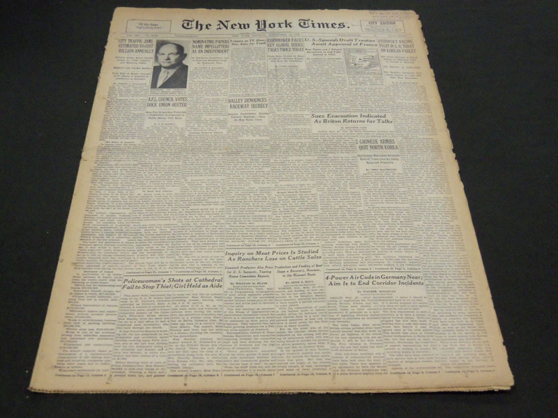 1953 SEPT 21 NEW YORK TIMES - VISHINSKY FACING FIGHT IN U. N. TODAY - NT 4612