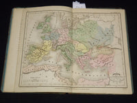 1842 PETIT ATLAS DE GEOGRAPHIE DU MOYEN AGE FRENCH ATLAS - GREAT MAPS - KD 7973