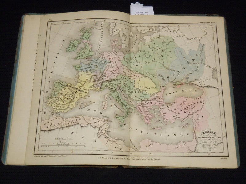 1842 PETIT ATLAS DE GEOGRAPHIE DU MOYEN AGE FRENCH ATLAS - GREAT MAPS - KD 7973