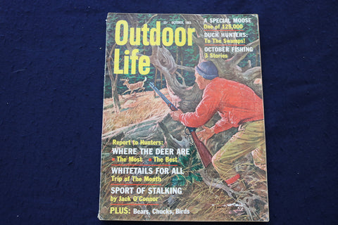 1963 OCTOBER OUTDOOR LIFE MAGAZINE - FISHING, HUNTING, CAMPING - E 9073