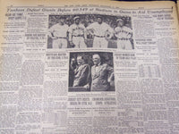 1931 SEPTEMBER 10 NEW YORK TIMES - YANKEES BEAT GIANTS IN BENEFIT - NT 4120